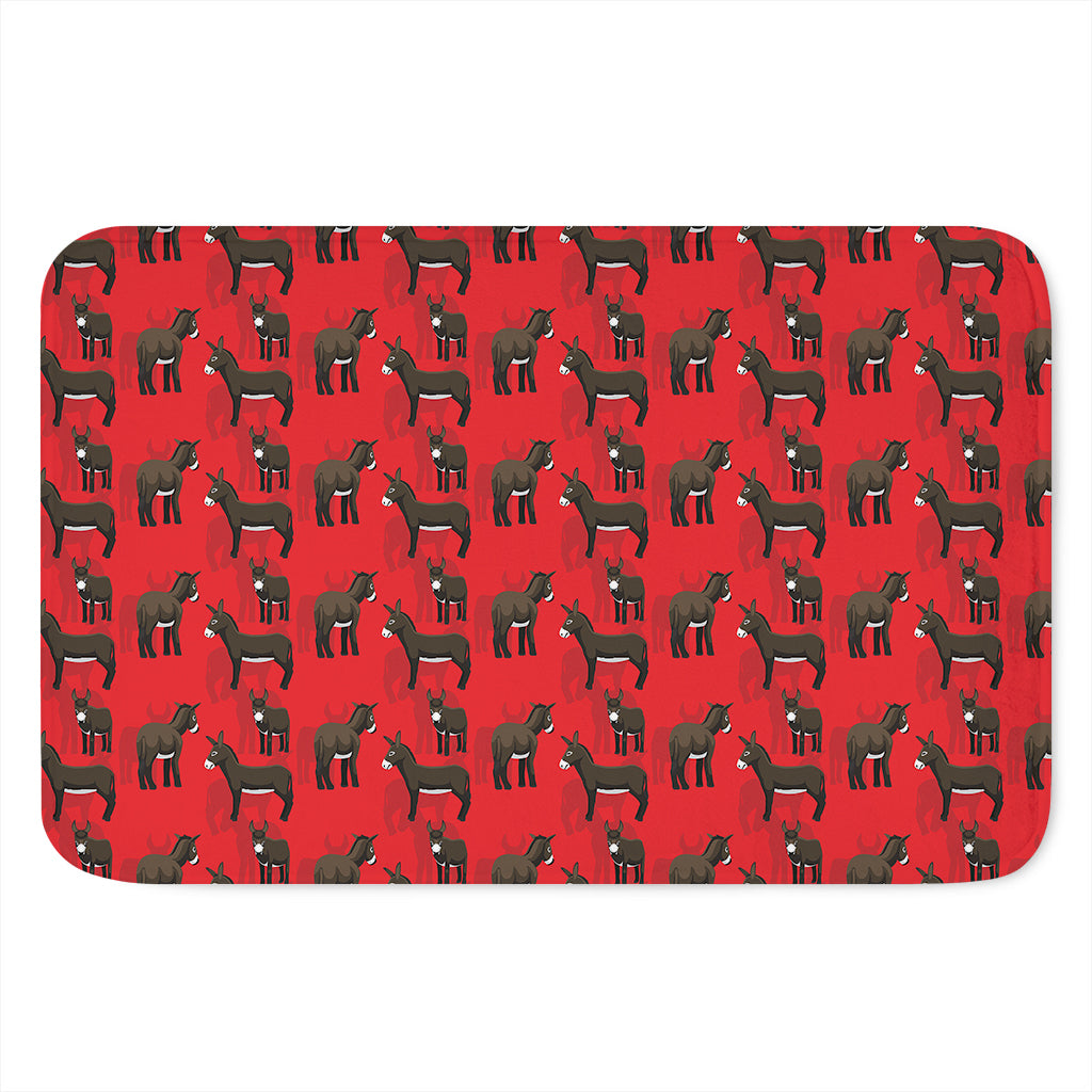 Cartoon Balearic Donkey Pattern Print Indoor Door Mat