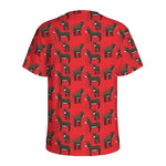 Cartoon Balearic Donkey Pattern Print Men's Sports T-Shirt