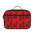 Cartoon Balearic Donkey Pattern Print Portable Lunch Bag