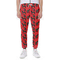Cartoon Balearic Donkey Pattern Print Joggers