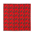 Cartoon Balearic Donkey Pattern Print Silk Bandana