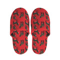 Cartoon Balearic Donkey Pattern Print Slippers