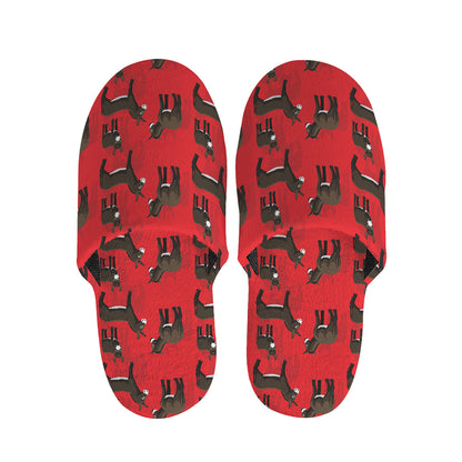 Cartoon Balearic Donkey Pattern Print Slippers