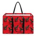 Cartoon Balearic Donkey Pattern Print Utility Tote Bag