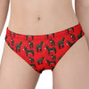 Cartoon Balearic Donkey Pattern Print Women's Panties