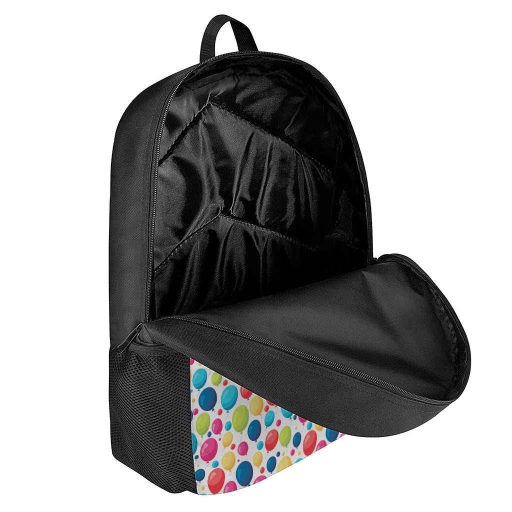 Cartoon Balloon Pattern Print 17 Inch Backpack