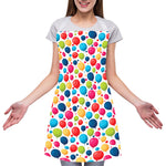 Cartoon Balloon Pattern Print Adjustable Apron