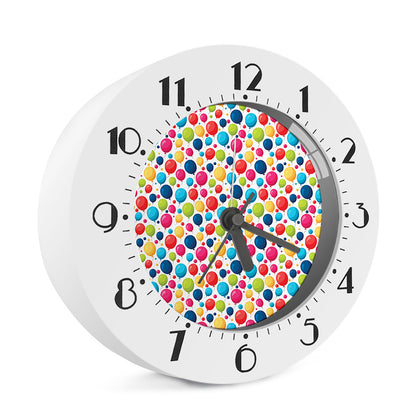 Cartoon Balloon Pattern Print Alarm Clock