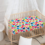 Cartoon Balloon Pattern Print Baby Crib Sheet