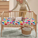 Cartoon Balloon Pattern Print Baby Crib Sheet