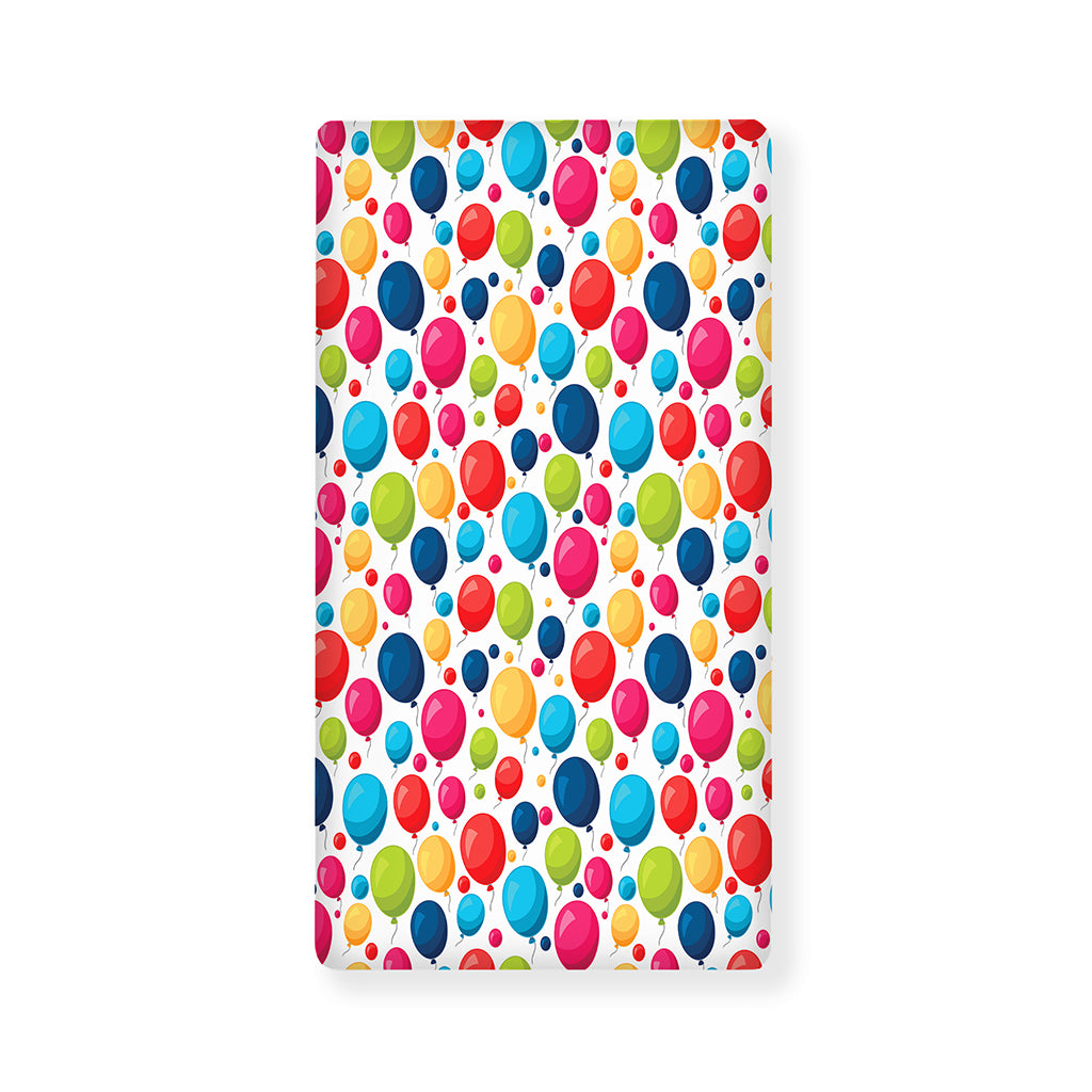 Cartoon Balloon Pattern Print Baby Crib Sheet