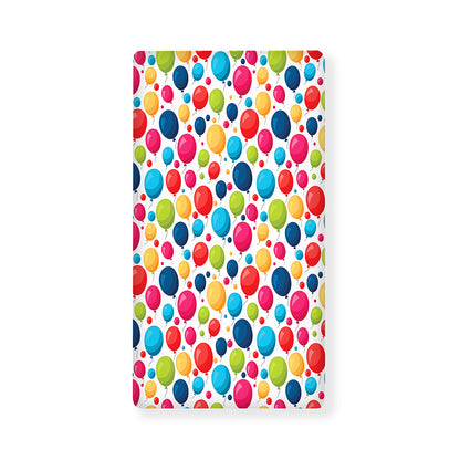 Cartoon Balloon Pattern Print Baby Crib Sheet