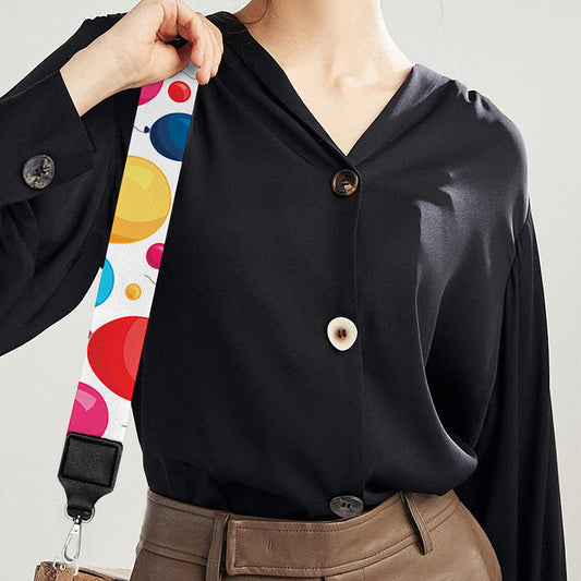 Cartoon Balloon Pattern Print Bag Strap
