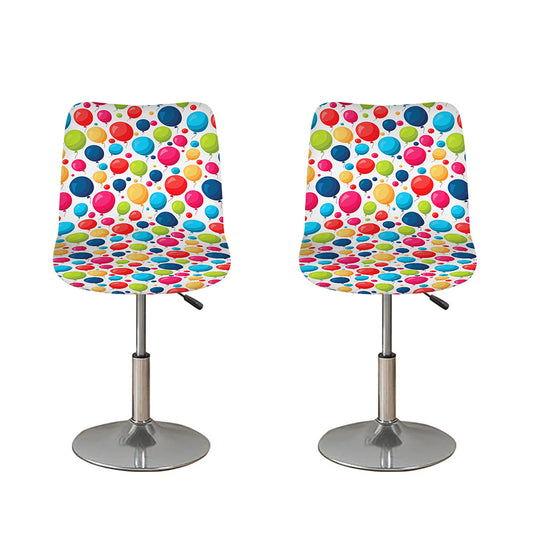Cartoon Balloon Pattern Print Bar Stool Covers