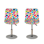 Cartoon Balloon Pattern Print Bar Stool Covers