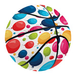 Cartoon Balloon Pattern Print Basketball