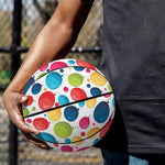 Cartoon Balloon Pattern Print Basketball