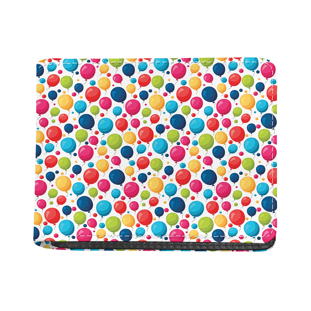 Cartoon Balloon Pattern Print Bifold Wallet