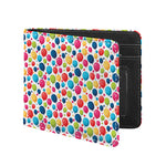 Cartoon Balloon Pattern Print Bifold Wallet