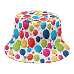 Cartoon Balloon Pattern Print Bucket Hat