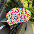 Cartoon Balloon Pattern Print Car Side Mirror Covers