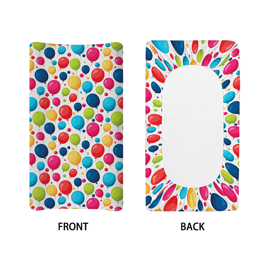 Cartoon Balloon Pattern Print Changing Pad Cover