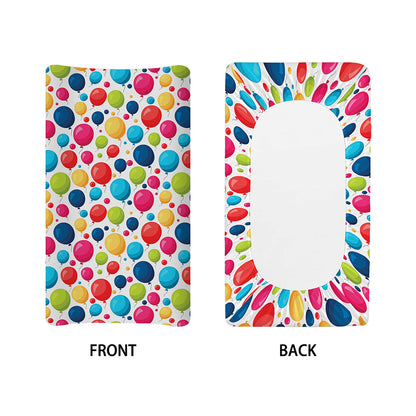 Cartoon Balloon Pattern Print Changing Pad Cover