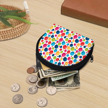 Cartoon Balloon Pattern Print Coin Purse