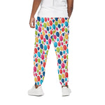 Cartoon Balloon Pattern Print Cotton Pants