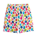Cartoon Balloon Pattern Print Cotton Shorts