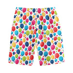 Cartoon Balloon Pattern Print Cotton Shorts
