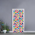 Cartoon Balloon Pattern Print Door Sticker
