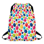 Cartoon Balloon Pattern Print Drawstring Backpack