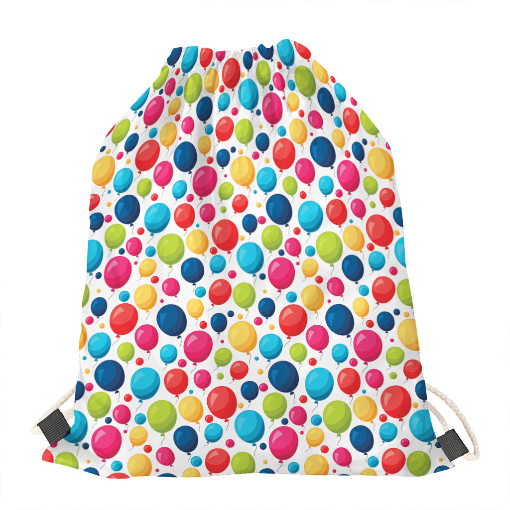 Cartoon Balloon Pattern Print Drawstring Bag