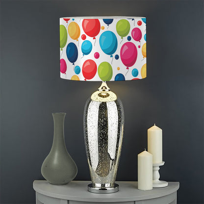 Cartoon Balloon Pattern Print Drum Lamp Shade