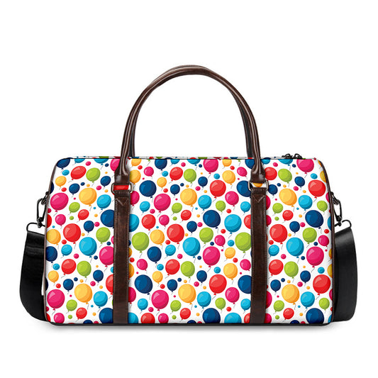 Cartoon Balloon Pattern Print Duffle Bag