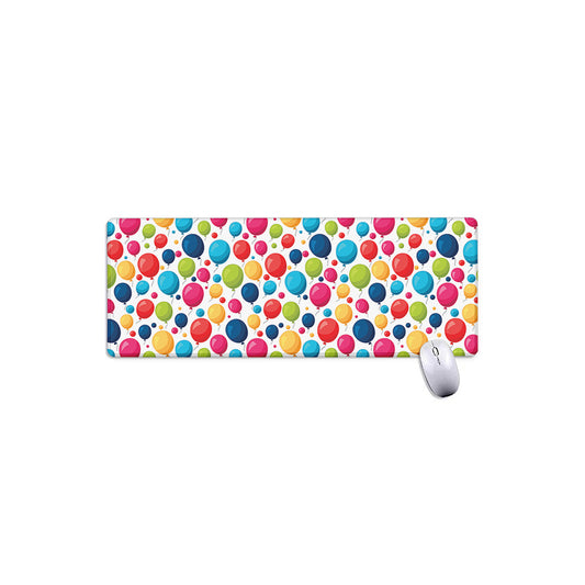 Cartoon Balloon Pattern Print Extended Mouse Pad