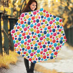 Cartoon Balloon Pattern Print Foldable Umbrella
