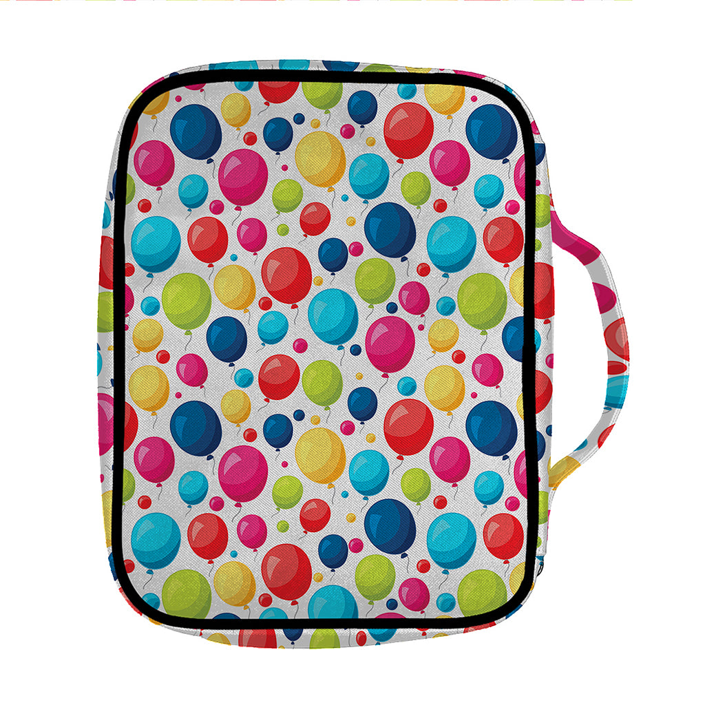 Cartoon Balloon Pattern Print Front Pocket Bible Bag
