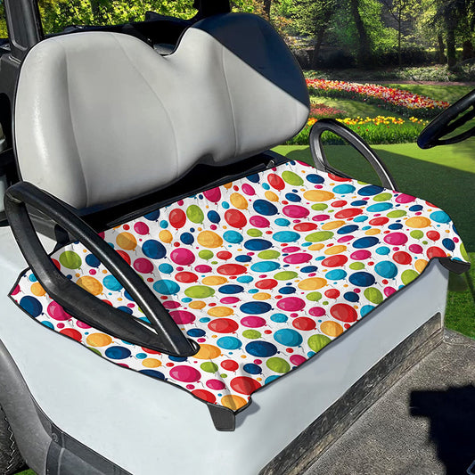 Cartoon Balloon Pattern Print Golf Cart Seat Cover