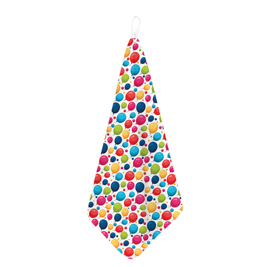 Cartoon Balloon Pattern Print Hand Towel