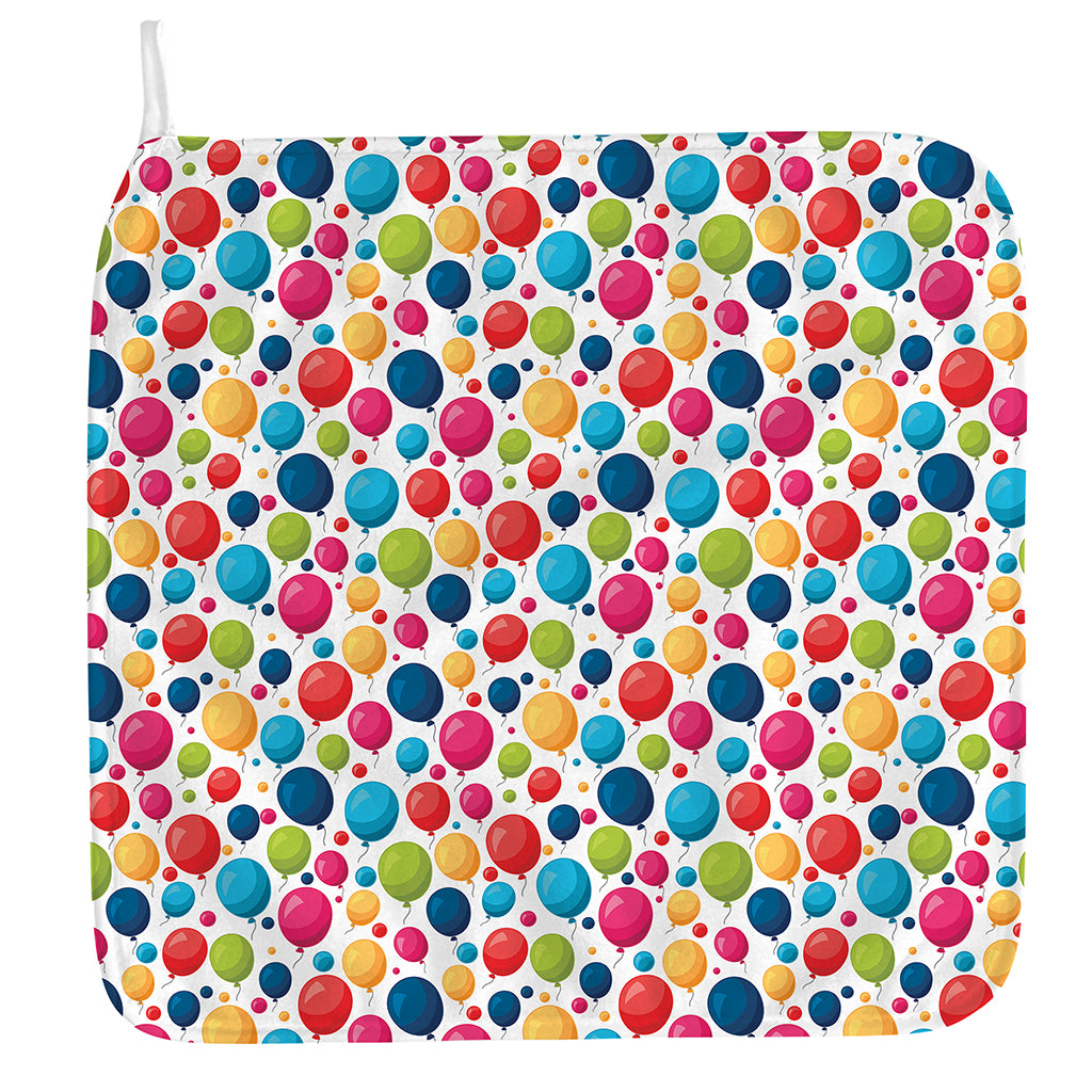Cartoon Balloon Pattern Print Hand Towel