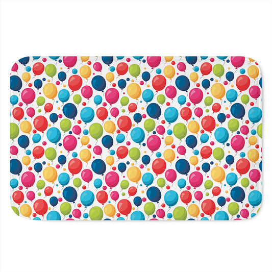 Cartoon Balloon Pattern Print Indoor Door Mat