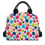 Cartoon Balloon Pattern Print Insulated Lunch Bag