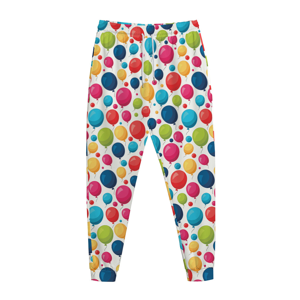 Cartoon Balloon Pattern Print Jogger Pants