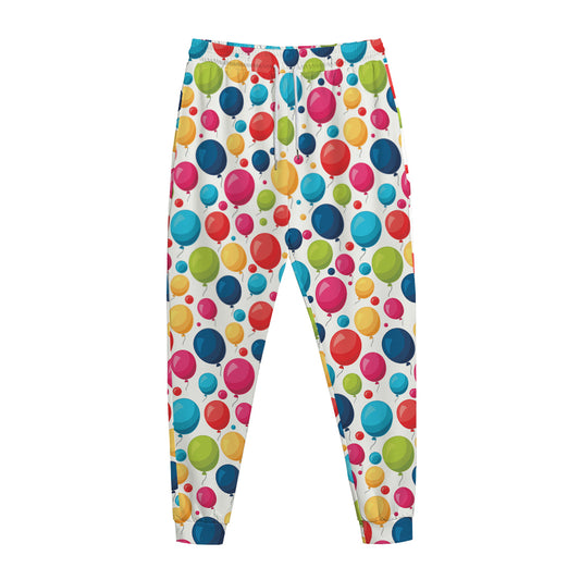 Cartoon Balloon Pattern Print Jogger Pants