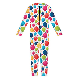 Cartoon Balloon Pattern Print Jumpsuit