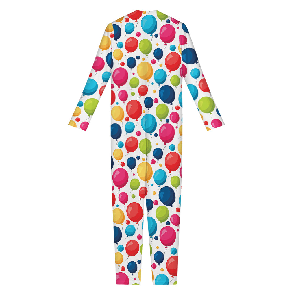 Cartoon Balloon Pattern Print Jumpsuit