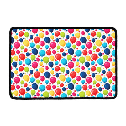 Cartoon Balloon Pattern Print Kitchen Mat