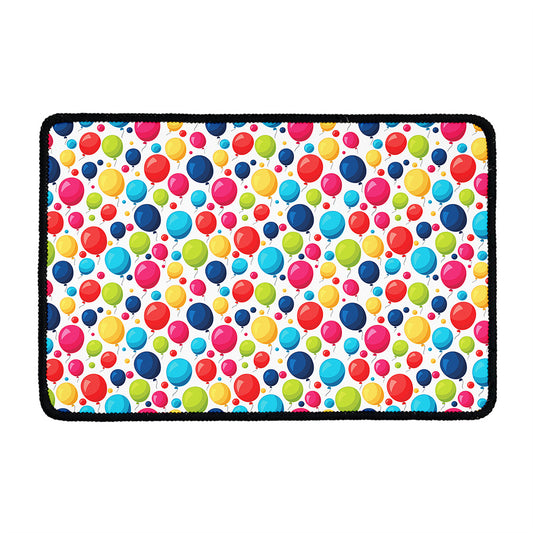 Cartoon Balloon Pattern Print Kitchen Mat